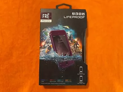 $89.95 • Buy GENUINE LifeProof Frē Dust Shock Waterproof Case For IPhone 6 & 6S Purple