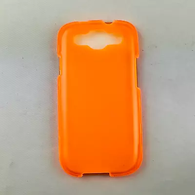 Samsung Galaxy 3 S3 Hard Case Cover Thin Slim Clear Orange I9300 Snap On • $3.99