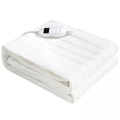 Electric Heated Mattress Pad Safe Twin/Full/Queen/King 8 Temperature 10h Timer • $62.99