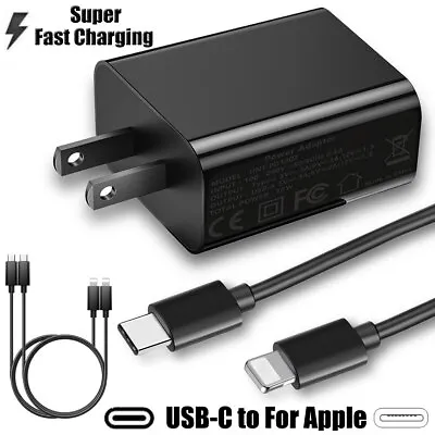 Super Fast Power Wall Charger & Quick Cable For Apple IPad 5 6th 7th 8th 9th Gen • $8.99