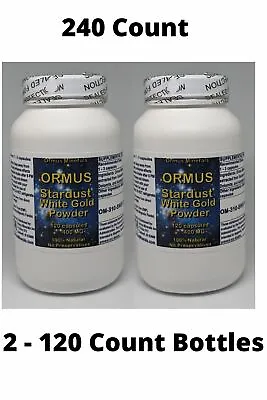 MONATOMIC WHITE POWDER GOLD ORMUS 240 Capsules Energy Immune Booster • $150