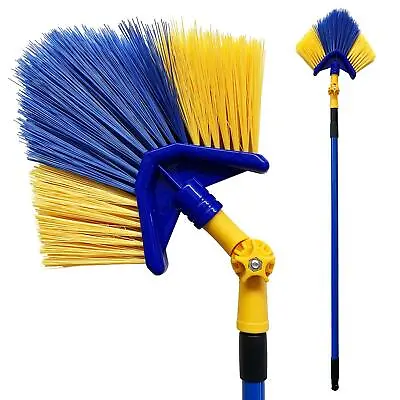 Cobweb Duster Brush Extendable Telescopic Feather Angled Long Reach Handle  • £8.99