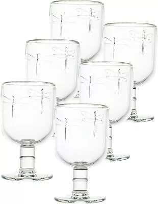 La Rochere Set Of 6 10-ounce Dragonfly Water Glasses Clear  • $106.38