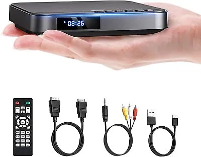 DESOBRY Mini DVD Player HDMI For TV 1080P Multi Region DVD Player With AV Output • £56.99