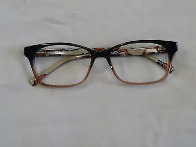 Vera Bradley Eyeglass Frames  2-tone Browns  NEW Full Frame • $59.99