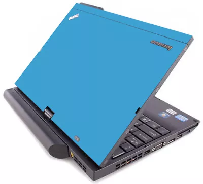 SKY BLUE Vinyl Lid Skin Cover Decal Fits IBM Lenovo ThinkPad X220T X230T Laptop • $9.99