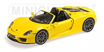 Minichamps 110062434 1/18 PORSCHE 918 SPYDER 2013 YELLOW Model Car LIMITED • $264.06