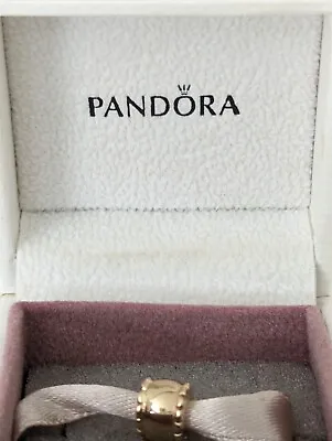 $280 • Buy Genuine Pandora 14K Gold #750256 Clip Charm