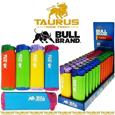£3.99 • Buy 4 X BULL BRAND TURBO Lighter | JET FLAME Refill GAS Tobacco CIGARETTE Smoking UK
