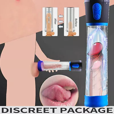 Vacuum Electric Penis Pump For Male ED Enhancement Erectile Penis Enlarger BG AU • $19.99