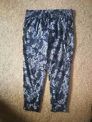 Next Maternity Size 14 Loungewear Bottoms Trousers Under Bump PJ Pyjamas Flannel • £5.99