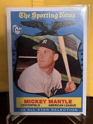 2021 Topps X Mickey Mantle Collection Sporting News Allstar Selection  Card #18 • $2