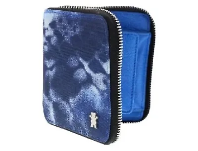 New Grizzly Griptape Skate Wave Bi-Fold Wallet Blk/Wht Tie Dye RBCK-308 • $16.02