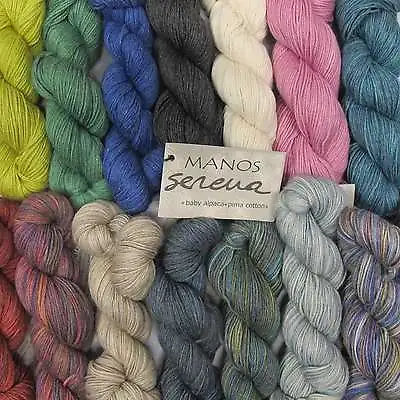 MANOS DEL URUGUAY SERENA YARN - VARIOUS SHADES - 50g HANKS • £13