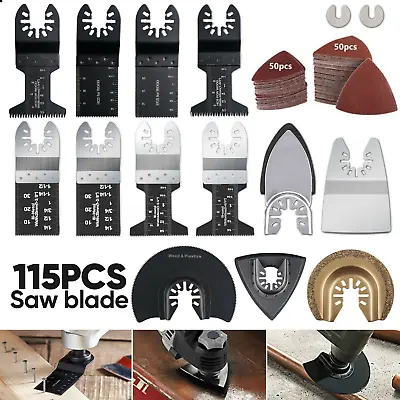 115x Oscillating Multi Tool Saw Blades For Milwaukee Makita Dewalt Black&Decker • $28.99