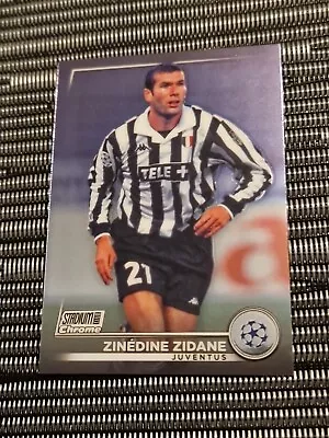 Zinedine Zidane Topps Stadium Club Chrome 2022-23 Juventus Champions League #5  • £1.99