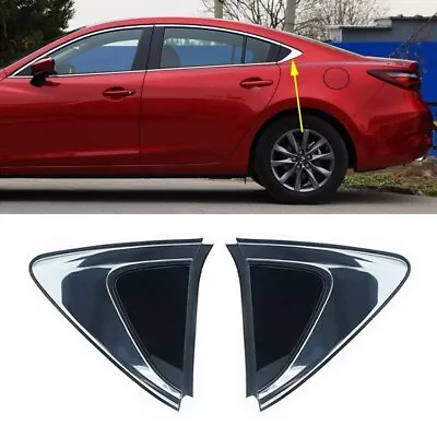 1 Pair For Mazda 6 Atenza 2014-2020 Rear Door Window Glass Triangle Trim Cover • $37.40