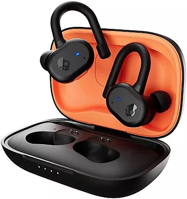 Skullcandy Push Active XT Wireless Earbuds- Black/Orange (Certified Refurbished) • $29.99