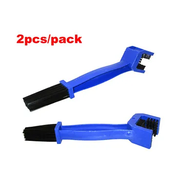 2x Motorcycle Chain Cleaning Tool Brush Gear Grunge Cleaner For Pit Dirt Bike • $9.98