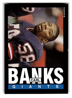 1985 Topps #111 Carl Banks New York Giants Rookie Excellent • $1.99