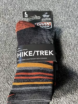 Darn Tough Hike/Trek Socks Micro Crew Cut Size Large Men’s 10-12 Women’s 12-14 • $14.97