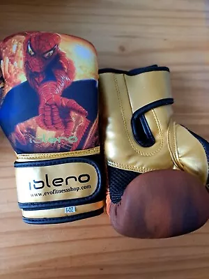 £3 • Buy Immaculate Condition Childrens 6 Oz Spiderman Boxing Gloves Aged 5-8
