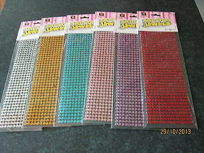 Self Adhesive Jewels - Ideal For Cardmaking / Crafts - 5mm • £1.70