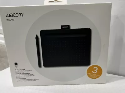 Wacom Intuos S Wireless Drawing Graphics Tablet - Black NIB • $45
