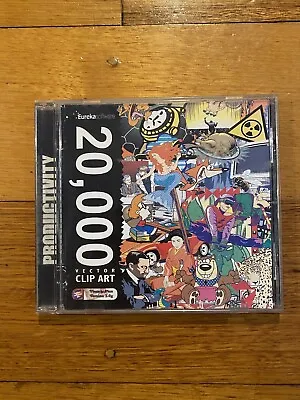 20000 Vector Clip Art Vintage PC Software By Eureka Software • $9.85