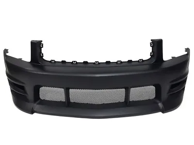 For FORD 05-09 Mustang V6 & GT Racer Style Front Bumper W/ Lower Mesh Grilles • $479.99