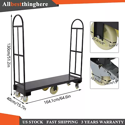 Heavy-Duty 64.6 X15.7  Steel Dolly U-Boat Utility Push Cart Platform Hand Truck • $220