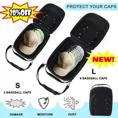 Baseball Hat Travel Bag Baseball Cap Travel Case Sport Cap Storage Carrier  FAST • $15.68