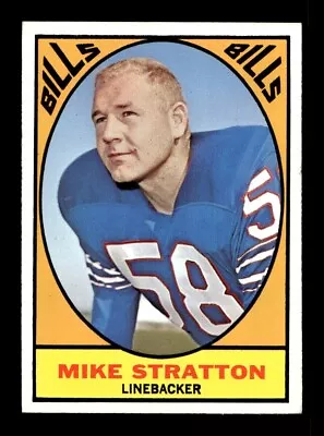 1967 Topps #29 Mike Stratton Bills EX-MT *a8 • $2.50