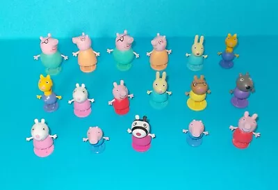 Bundle Peppa Pig Figures Daddy Mummy Danny Dog Zoe Zebra Gerald Giraffe Rabbit • £9