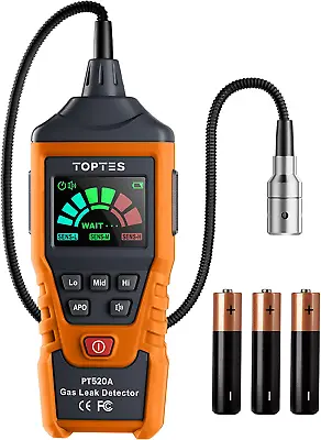 Toptes PT520A Natural Gas Detector Gas Leak Detector With 17-Inch Gooseneck Lo • $54.99