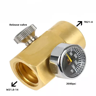 CO2 Cylinder Refill Adapter Connector Brass Kit For Filling Soda Stream Tank • £11.29