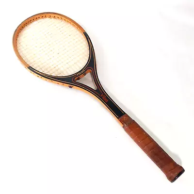 Head AMF Guillermo Vilas Wood Tennis Racquet 4.5  Grip Vintage W-99545 • $49.78