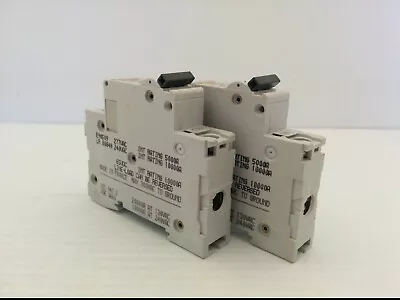 Merlin Gerin C60n Circuit Breaker 2a Type C 277vac Single Pole (lot Of 2) • $8.95