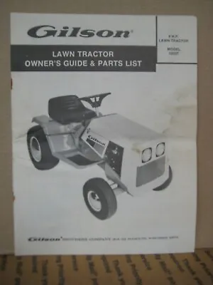 Gilson Montgomery Ward Model 52037 8 Hp Tractor 1973 • $24.95