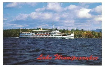 Lake Winnipesaukee NH Postcard New Hampshire M/S Mount Washington • $1