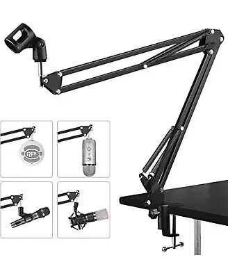 £4.50 • Buy Earamble Adjustable Microphone Suspension Boom Scissor Arm Stand/Mic Stand