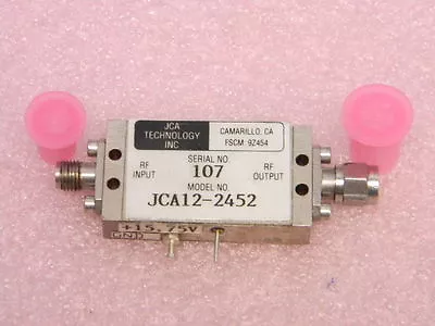 1-2GHz  SMA Microwave Amplifier +18dB JCA Technology JCA12-2452 TESTED • $99.95