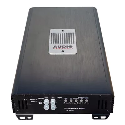 £349.77 • Buy 1 Audio System AD3000 Amplifier Mono 6000 Watt Max 1 Ohm For Subwoofer