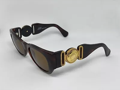 Rare 1980s Vintage Gianni VERSACE Sunglasses MOD413/A COL.900 Large Medusa Head • $399