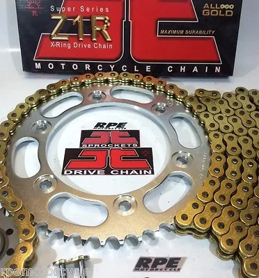 $179.95 • Buy Zx10r Ninja '11-15 Jt Z1r Racing Gold 525 Chain And Sprockets Kit Zx-10r 