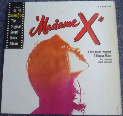 Madame X Original Soundtrack ~ Lp 1966 ~ Ex/vg+ ~ Lana Turner Burgess Meredith • $10