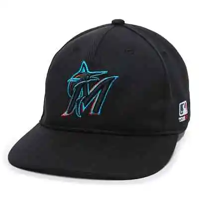 Miami Marlins Black Logo Kids Youth Hat Mvp Authentic Mlb Baseball Team New Cap • $20.99