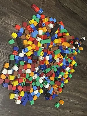 500+ Unifix Cubes Snap Blocks Counting Math Manipulative 571 Pc 10 Colors! VTG • £43.39