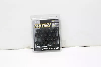 Wheel Mate Muteki Open End Lug Nuts - Deep Black 12x1.50 • $65