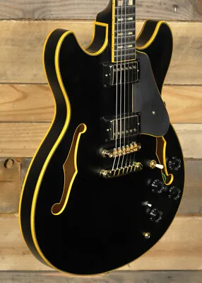 Ibanez John Scofield JSM20 Hollowbody Guitar Black W/ Case • $1099.99